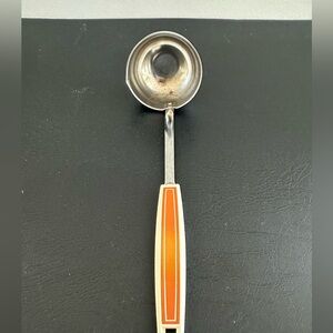 EKCO Vintage Cooking Utensil chromium plated serving‎ spoon